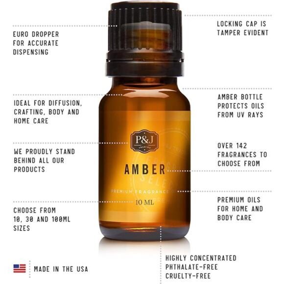 Autumn Fragrance Oil Set: Brown Sugar, Apple, Spice, Vanilla,‎ Pine, Snickerdood - Picture 4 of 7